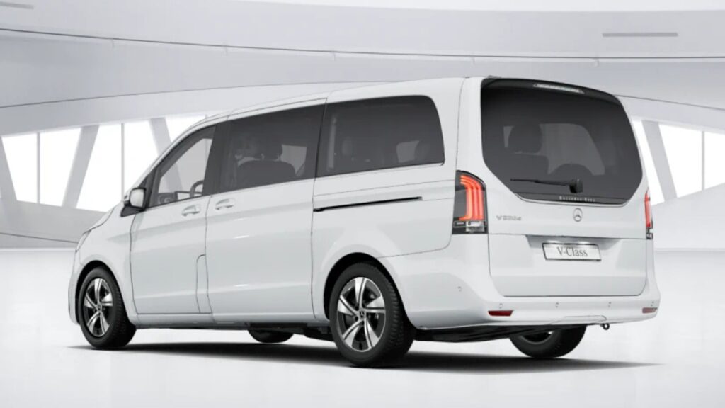 Mercedes Clase V vista lateral