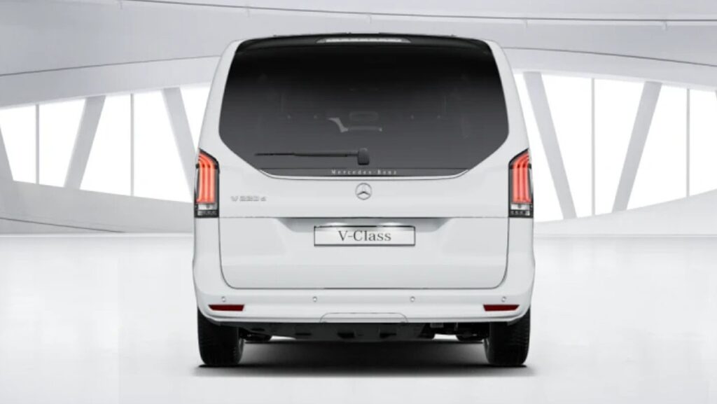 Mercedes Clase V vista trasera